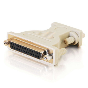 CABLES TO GO, DB9 FEMALE TO DB25 FEMALE SERIAL RS232 NULL MODEM ADAPTER